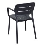 HAZEL - set 4 poltrone in polipropilene impilabili