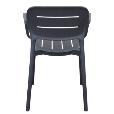 HAZEL - set 4 poltrone in polipropilene impilabili