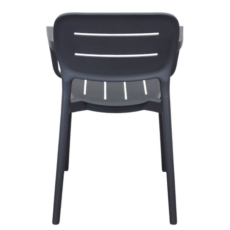 HAZEL - set 4 poltrone in polipropilene impilabili