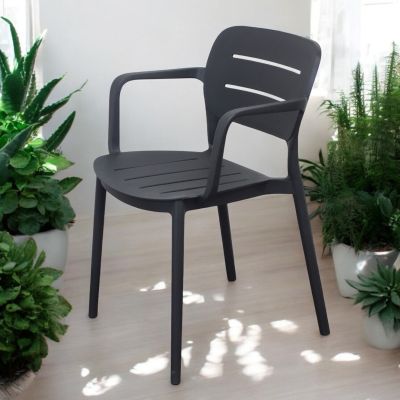 HAZEL - set 6 poltrone in polipropilene impilabili