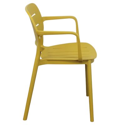 HAZEL - set 4 poltrone in polipropilene impilabili