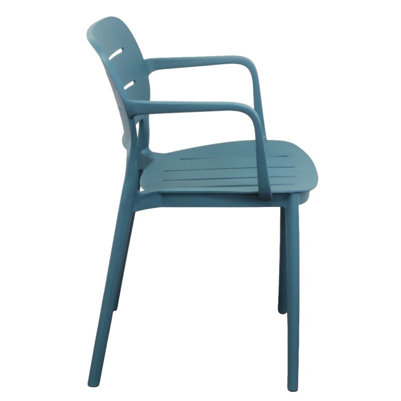 HAZEL - set 4 poltrone in polipropilene impilabili