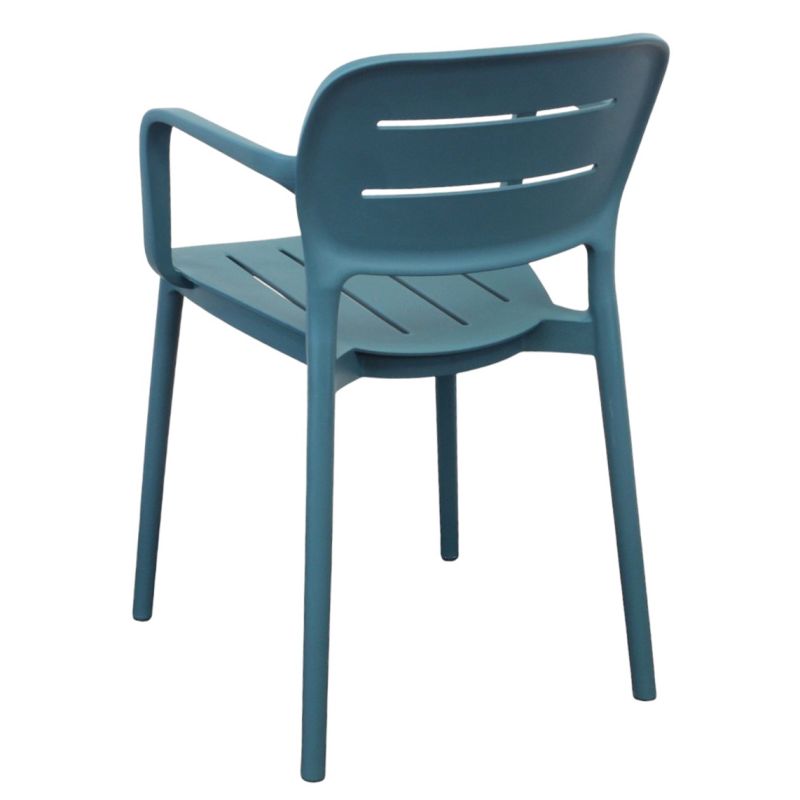 HAZEL - set 4 poltrone in polipropilene impilabili