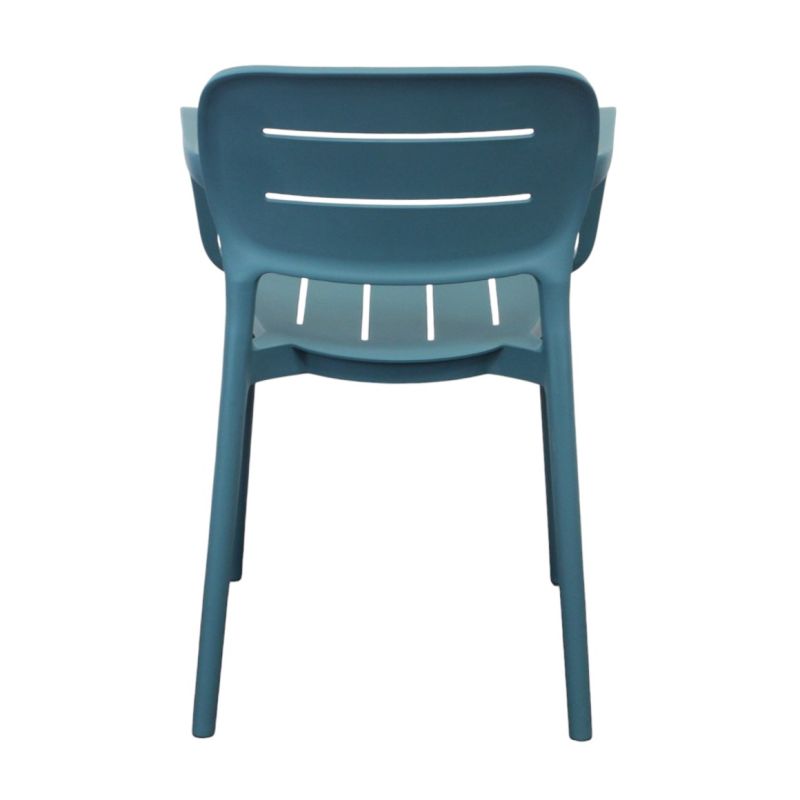 HAZEL - set 4 poltrone in polipropilene impilabili