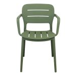 HAZEL - set 2 poltrone in polipropilene impilabili