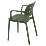 HAZEL - set 2 poltrone in polipropilene impilabili