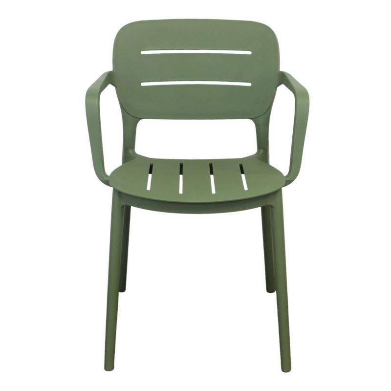 HAZEL - set 4 poltrone in polipropilene impilabili