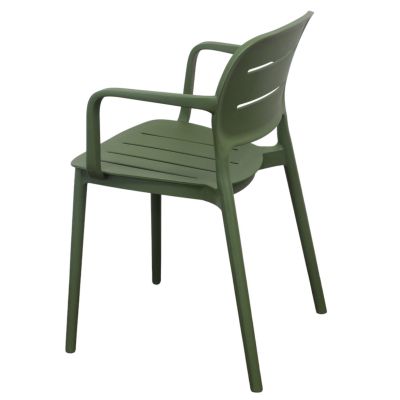 HAZEL - set 4 poltrone in polipropilene impilabili