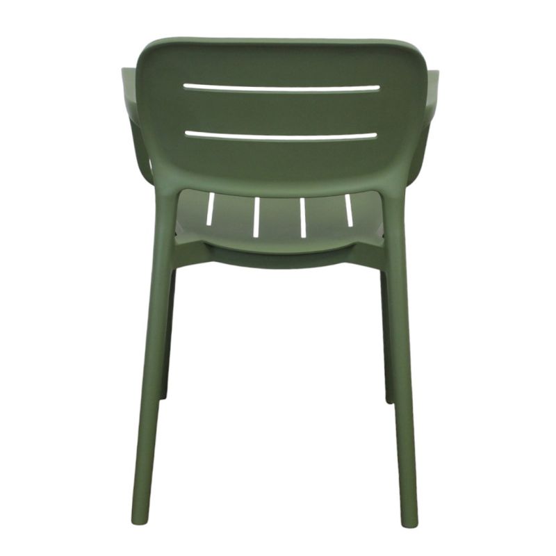 HAZEL - set 4 poltrone in polipropilene impilabili