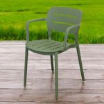 HAZEL - set 6 poltrone in polipropilene impilabili