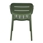 HAZEL - set 6 poltrone in polipropilene impilabili