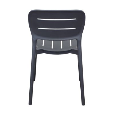 HAZEL - set 2 sedie in polipropilene impilabili