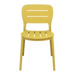 HAZEL - set 4 sedie in polipropilene impilabili