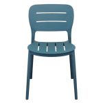 HAZEL - set 4 sedie in polipropilene impilabili