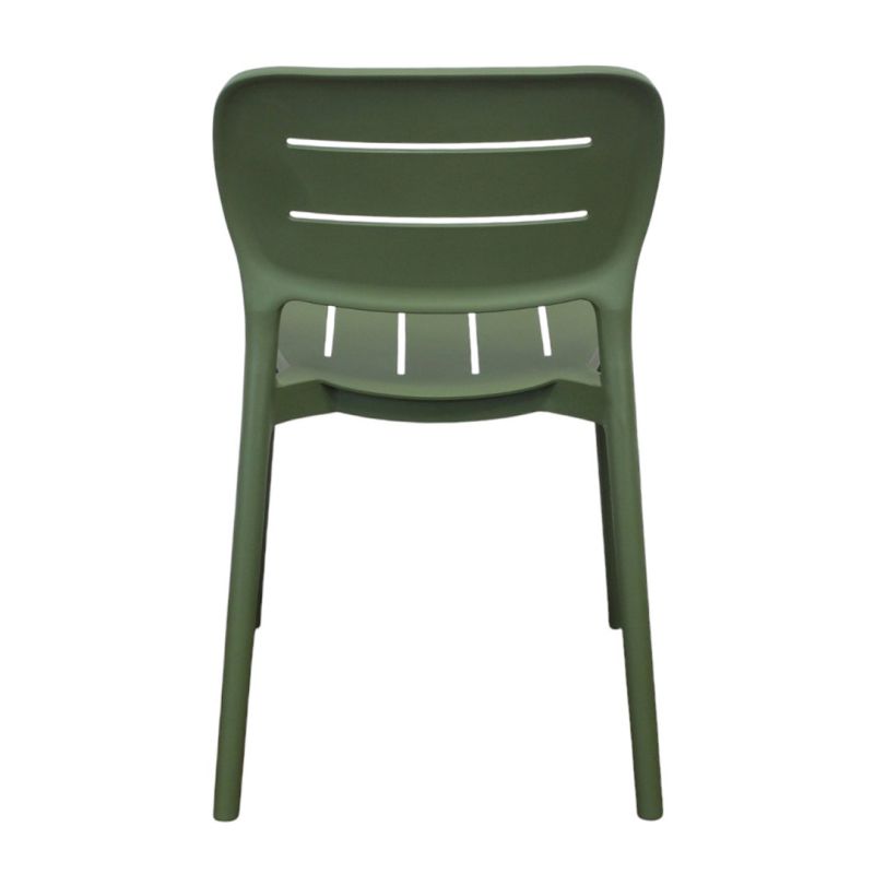 HAZEL - set 2 sedie in polipropilene impilabili