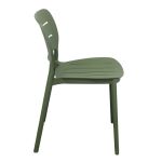 HAZEL - set 4 sedie in polipropilene impilabili