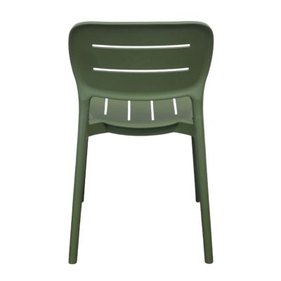 HAZEL - set 4 sedie in polipropilene impilabili