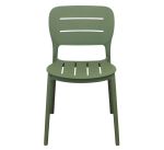 HAZEL - set 6 sedie in polipropilene impilabili