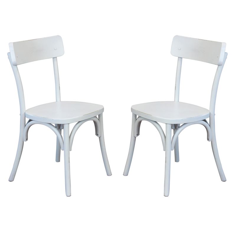 CHELSEA - set 2 sedie in legno di olmo