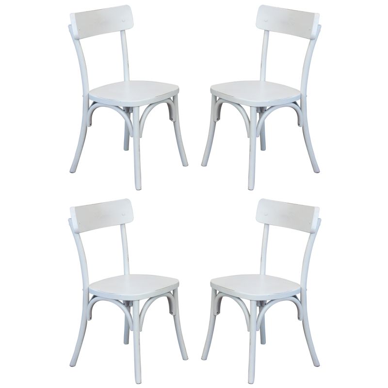 CHELSEA - set 4 sedie in legno di olmo