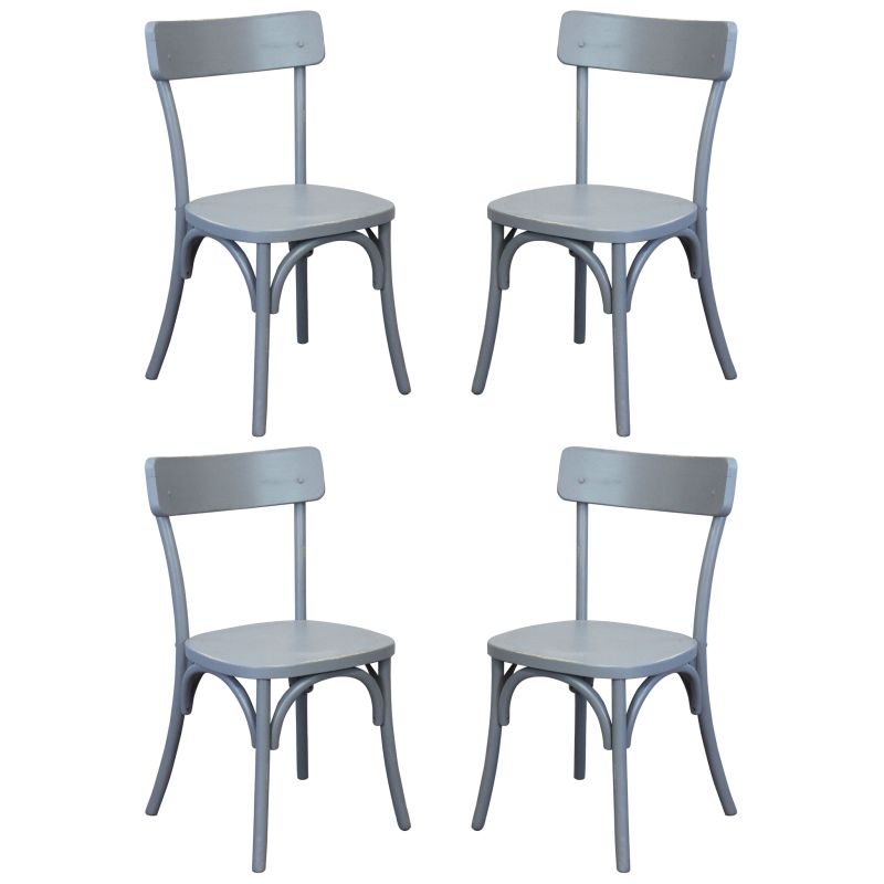 CHELSEA - set 4 sedie in legno di olmo