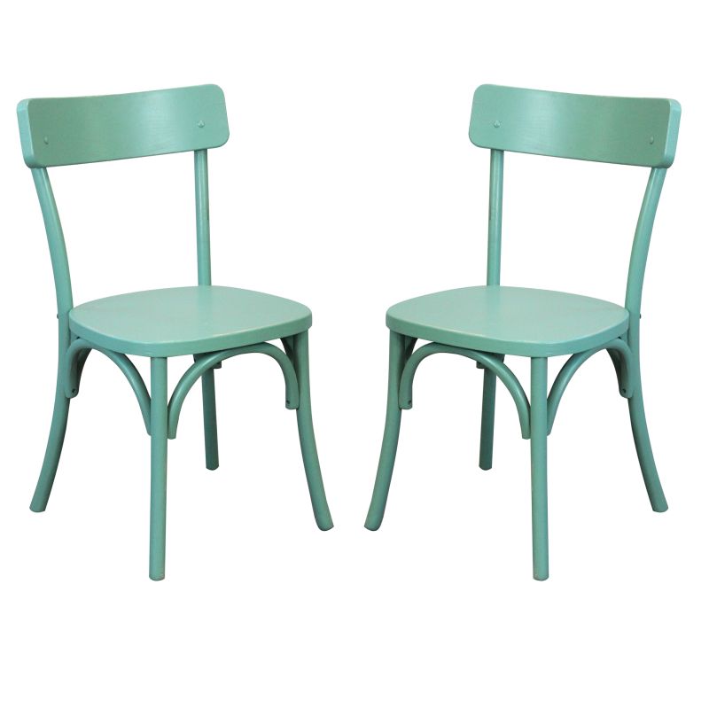 CHELSEA - set 2 sedie in legno di olmo