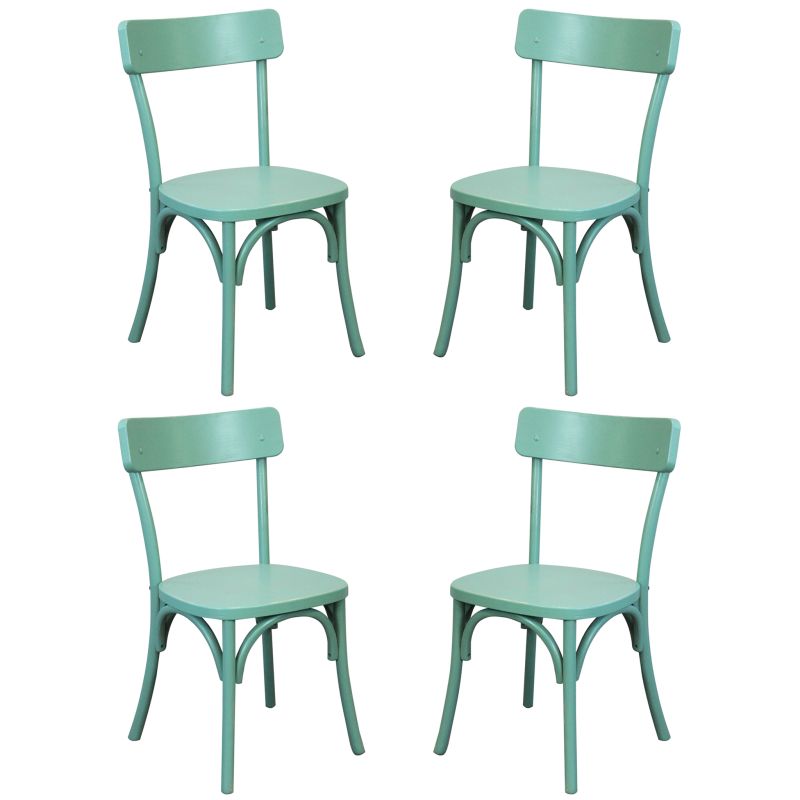 CHELSEA - set 4 sedie in legno di olmo