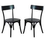 CHELSEA - set 2 sedie in legno di olmo