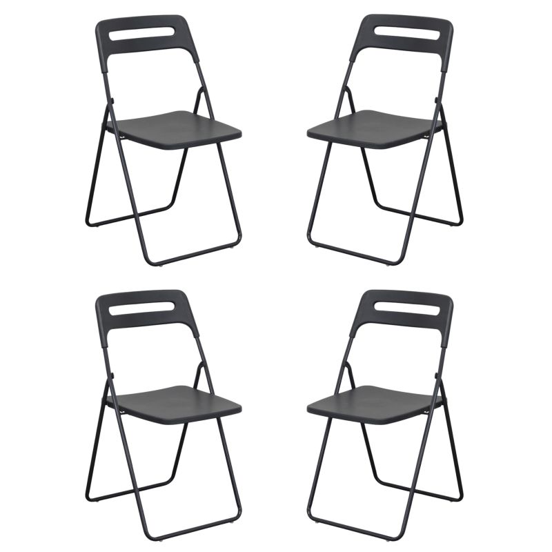UXIOR - set 4 sedie in polipropilene pieghevole
