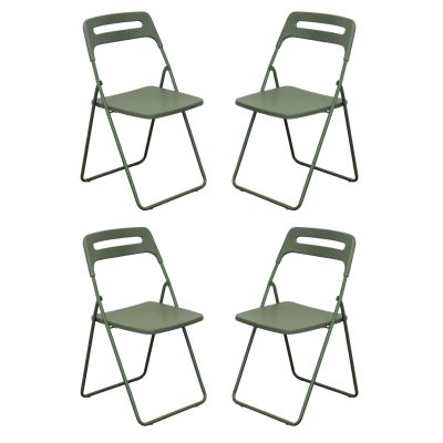 UXIOR - set 4 sedie in polipropilene pieghevole
