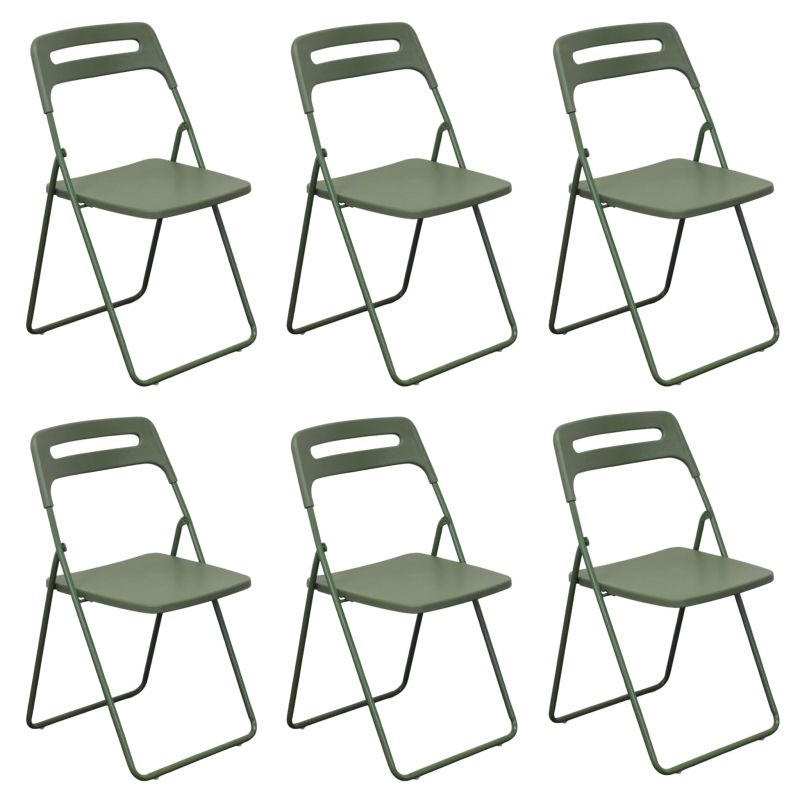 UXIOR - set 6 sedie in polipropilene pieghevole