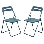 UXIOR - set 2 sedie in polipropilene pieghevole