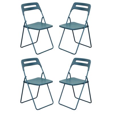 UXIOR - set 4 sedie in polipropilene pieghevole