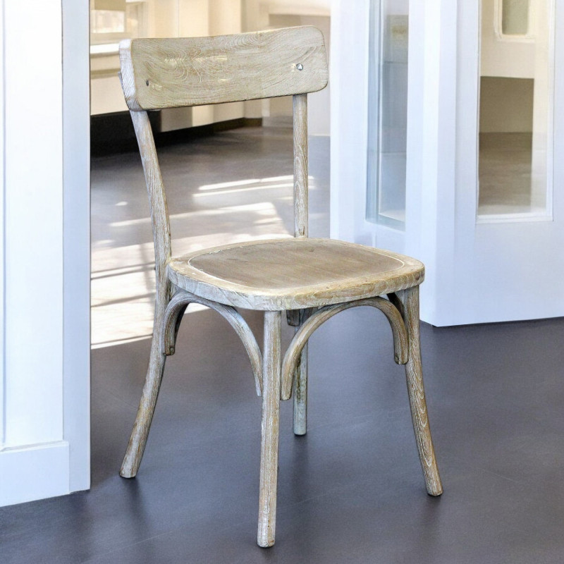 CHELSEA - set 6 sedie in legno di olmo