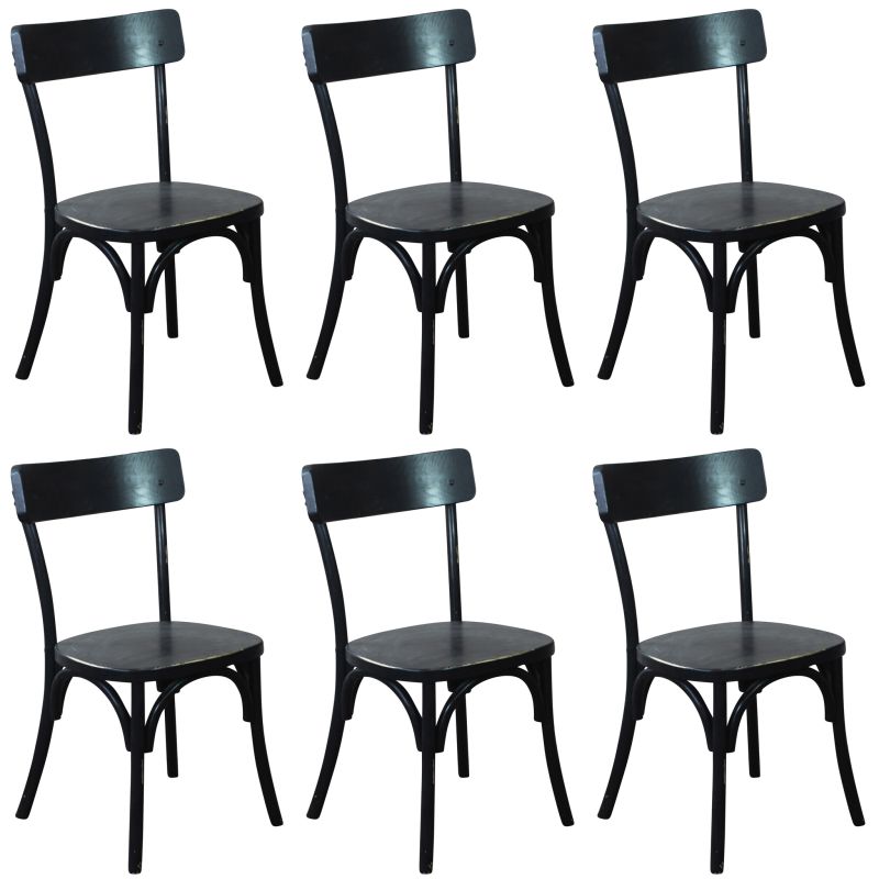 CHELSEA - set 6 sedie in legno di olmo