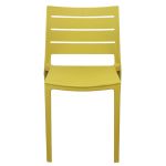 CABOT - set 4 sedie in polipropilene impilabile 