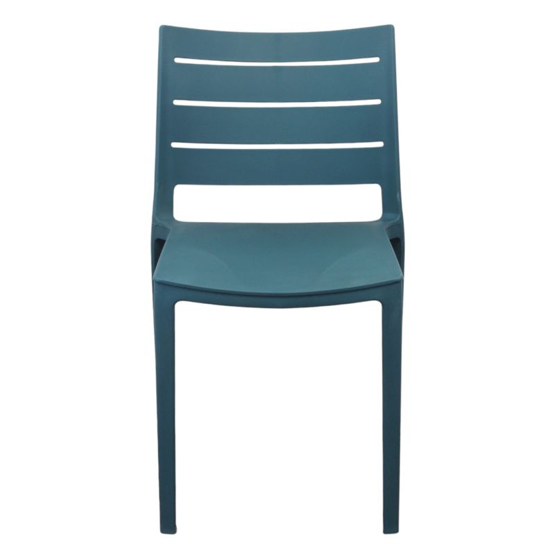 CABOT - set 4 sedie in polipropilene impilabile 