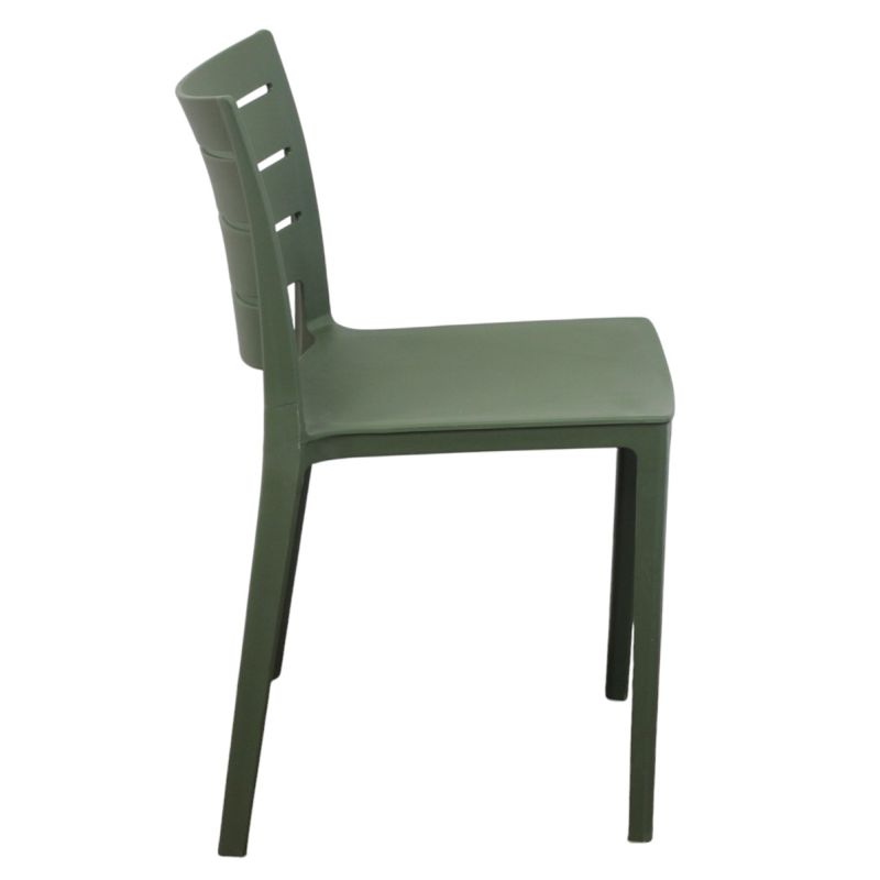 CABOT - set 6 sedie in polipropilene impilabile 