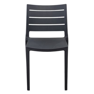 CABOT - set 2 sedie in polipropilene impilabile 