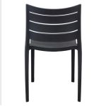 CABOT - set 2 sedie in polipropilene impilabile 