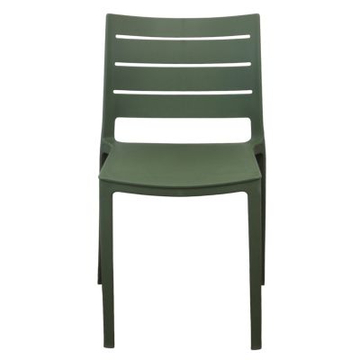 CABOT - set 2 sedie in polipropilene impilabile 