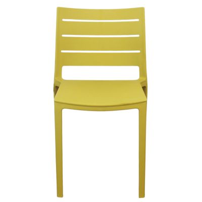 CABOT - set 2 sedie in polipropilene impilabile 