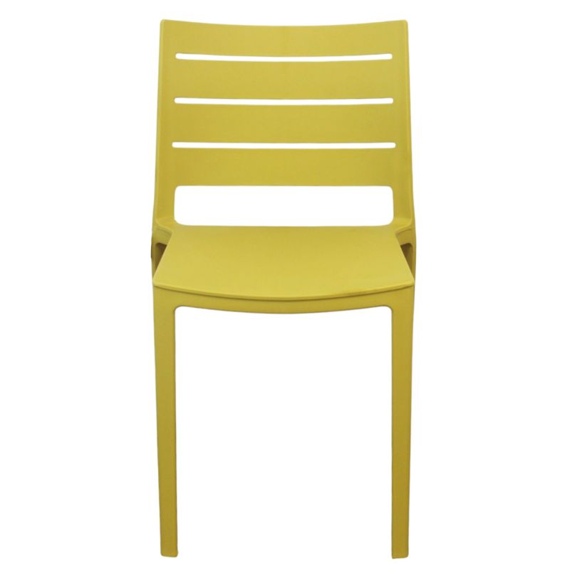 CABOT - set 2 sedie in polipropilene impilabile 