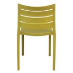 CABOT - set 2 sedie in polipropilene impilabile 