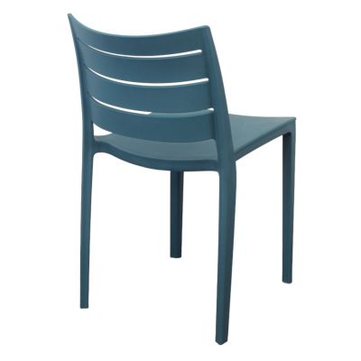 CABOT - set 2 sedie in polipropilene impilabile 