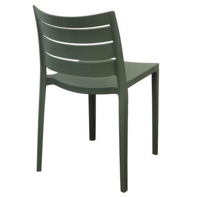 CABOT - set 4 sedie in polipropilene impilabile 