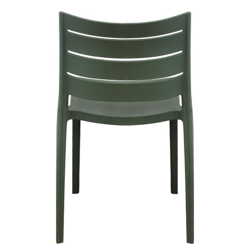 CABOT - set 4 sedie in polipropilene impilabile 