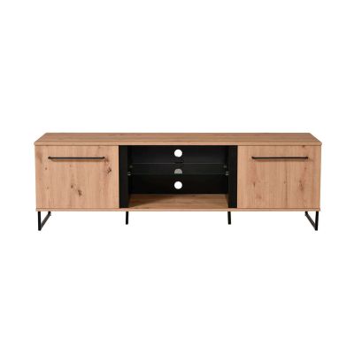 DODO - porta tv moderno colore rovere con 2 ante