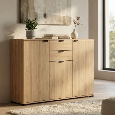 ONE - credenza moderna con 3 ante e 2 cassetti