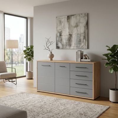 ELLIE - madia due ante quattro cassetti moderna